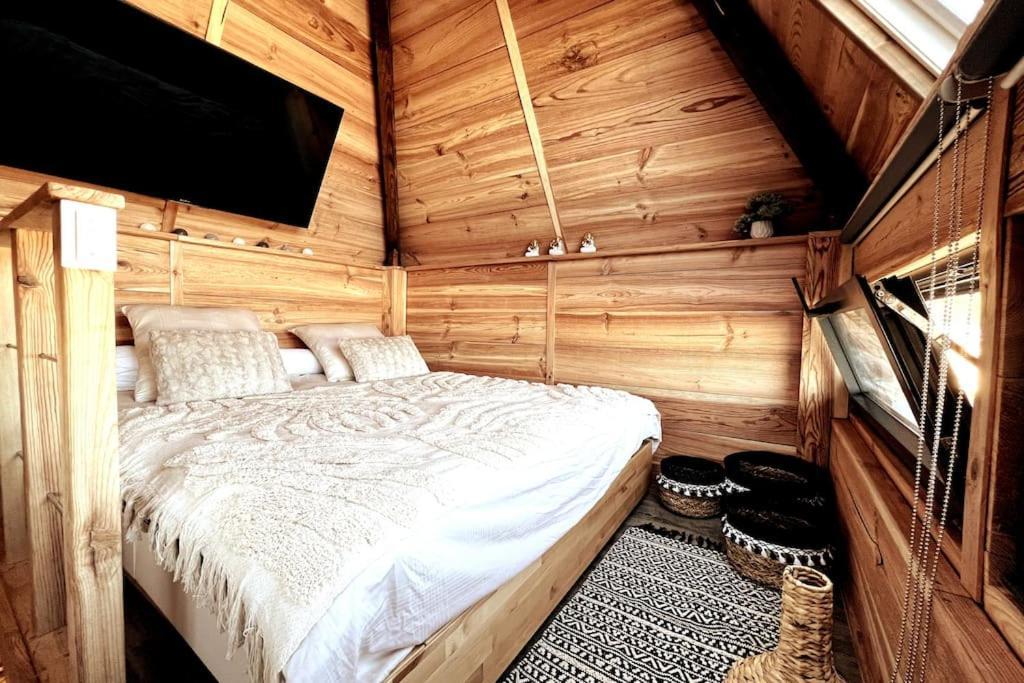 Chalet Et Jaccuzy Sur La Plage Biscarrosse Extérieur photo