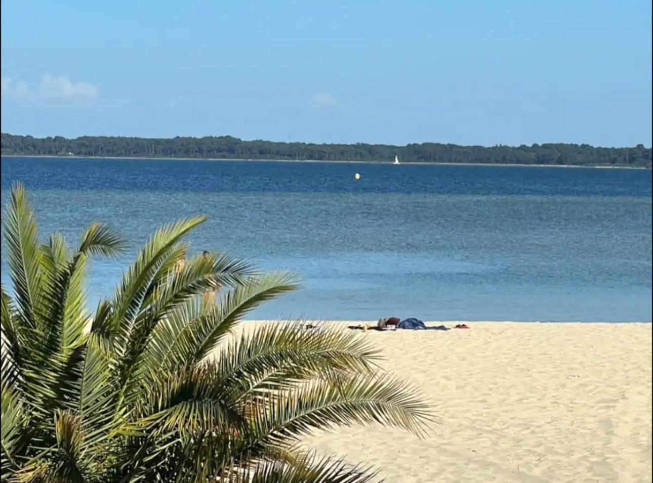 Chalet Et Jaccuzy Sur La Plage Biscarrosse Extérieur photo